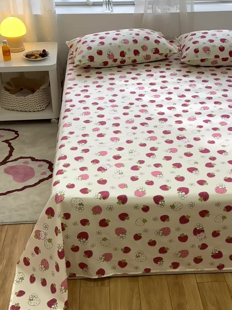 91家纺网 家纺一手货源 找家纺 （总）洋铭区 2023新款全棉单品床单