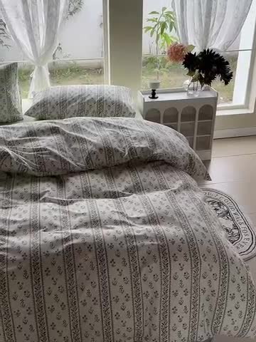 91家纺网 家纺一手货源 找家纺 怡家居 2023新款全棉四件套7月新花色 韵律