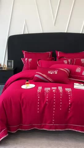 91家纺网 家纺一手货源 找家纺 （总）馨蕊 2023新款秋冬新品100支高定全棉四件套