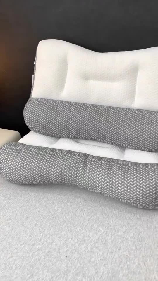 91家纺网 家纺一手货源 找家纺 （总）唯爱品 2026新款针织反牵引枕枕头枕芯 酒店枕护颈枕 记忆枕源头工厂  