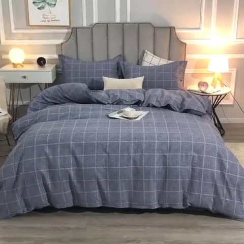 91家纺网 家纺一手货源 找家纺 晶缦 2023新款典雅系全棉活性磨毛多规格单品四件套-被套 艺术格林