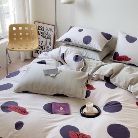 91家纺网 家纺一手货源 找家纺 时年 2023新款全棉印花优选系列四件套 库里