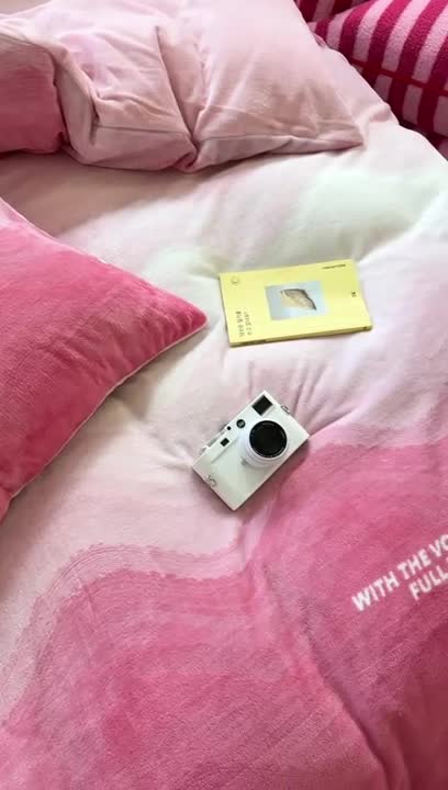 91家纺网 家纺一手货源 找家纺 柚子 2023新款牛奶绒四件套-时尚系列 晨曦