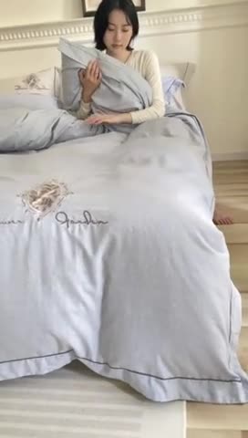 91家纺网 家纺一手货源 找家纺 （总）艾莱家纺 2023新款A类新疆长绒棉加厚柔顺磨毛四件套