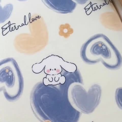 91家纺网 家纺一手货源 找家纺 小虾米 2023新款上下床加厚牛奶绒床笠 爱心天使