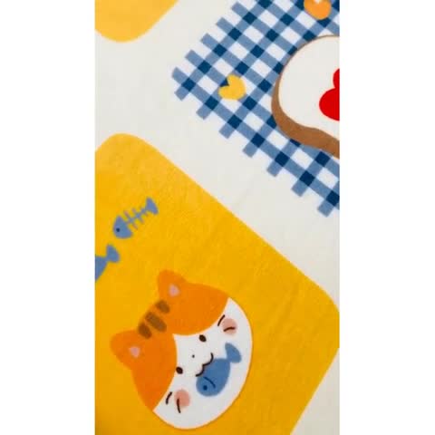 91家纺网 家纺一手货源 找家纺 小虾米 2023新款上下床加厚牛奶绒床笠 生日派对