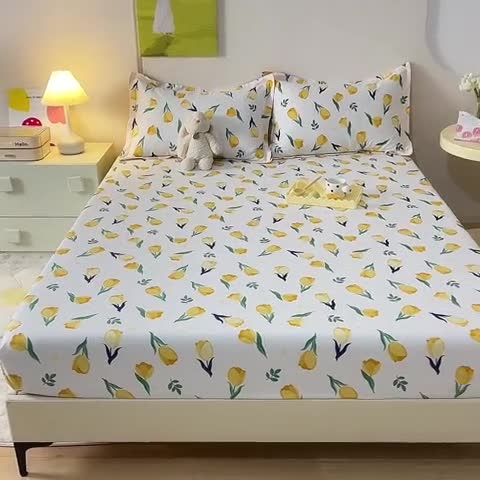 91家纺网 家纺一手货源 找家纺 甜之梦 新款12868全棉定制尺寸印花系列单床单约定