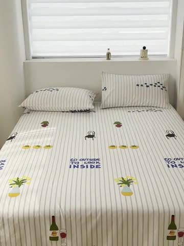 91家纺网 家纺一手货源 找家纺 洋铭区 2023新款全棉单品床单香槟花园