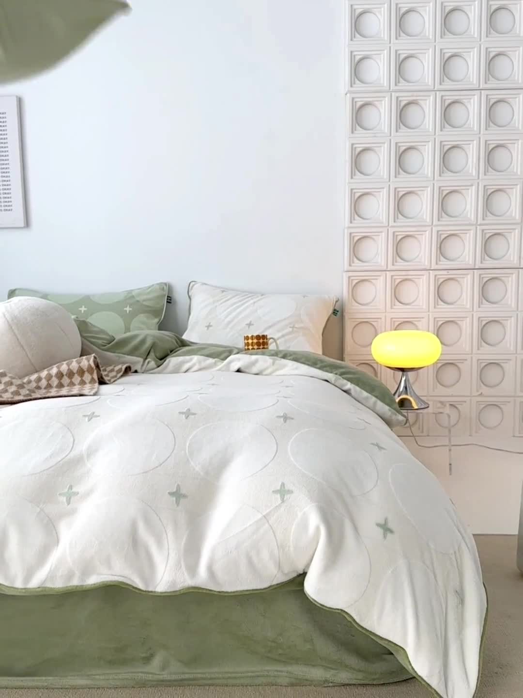 91家纺网 家纺一手货源 找家纺 (总) 安莱生活 2023年新品专版立体印花牛奶绒四件套-星辰系列