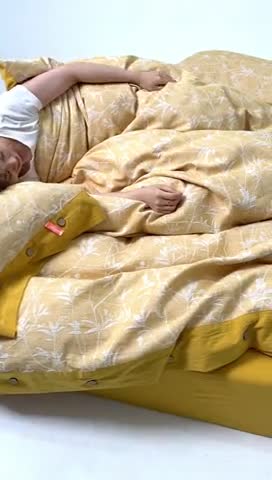 91家纺网 家纺一手货源 找家纺 安莱 双层纱大提花高奢工艺款疯狂生长系列四件套 春意生长--姜黄