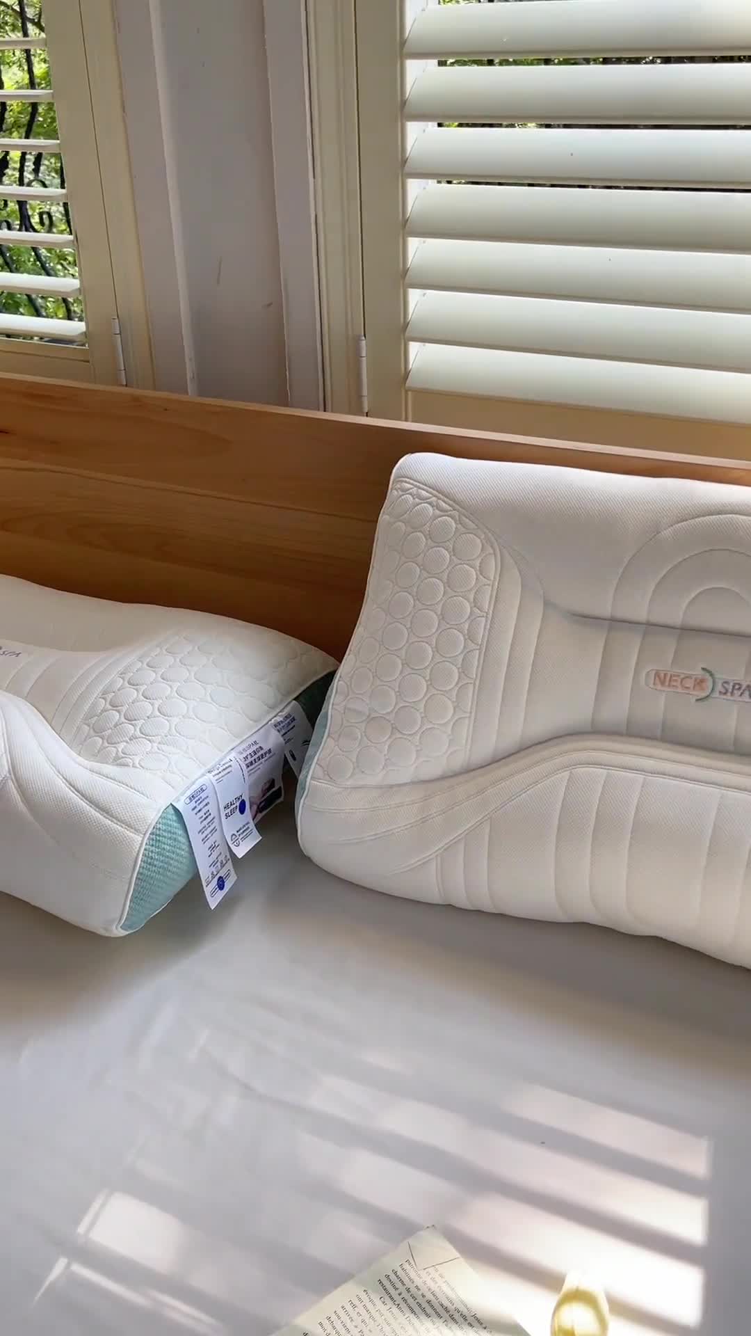 91家纺网 家纺一手货源 找家纺 (总) 歌历斯家纺 2023新款舒适亲肤颈椎SPA枕枕头枕芯