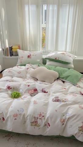 91家纺网 家纺一手货源 找家纺 时年 2023新款热爱生活·全棉系列第三期 春日贝尔