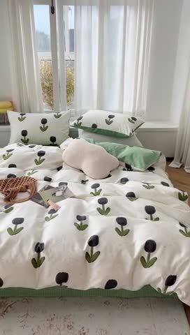 91家纺网 家纺一手货源 找家纺 时年 2023新款热爱生活·全棉系列第三期 思瑶