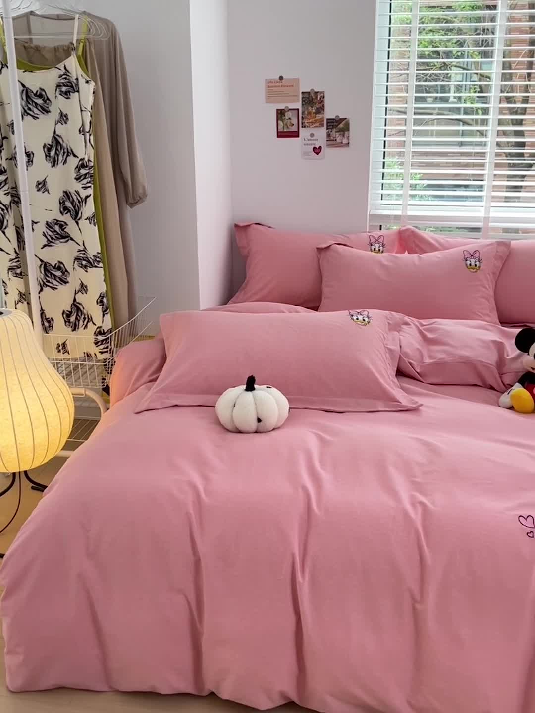 91家纺网 家纺一手货源 找家纺 （总）慕尚家纺 2025新款迪士尼全棉磨毛刺绣系列四件套