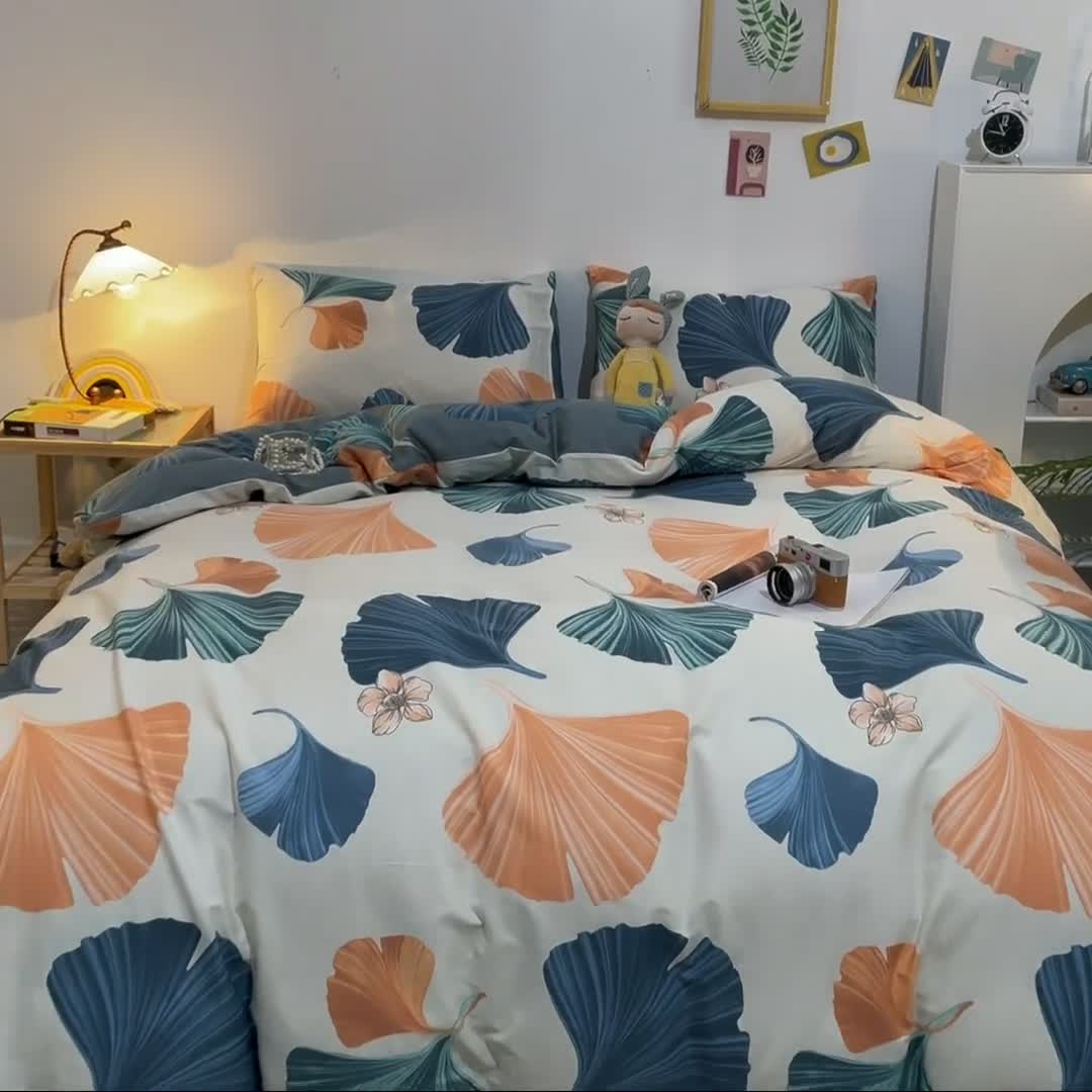 91家纺网 家纺一手货源 找家纺 （总）芊寻家居 2024新款全棉印花13372单被套