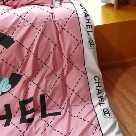 91家纺网 家纺一手货源 找家纺 色鬼布艺 2024新款轻奢磨毛四件套 轻奢全棉-2#