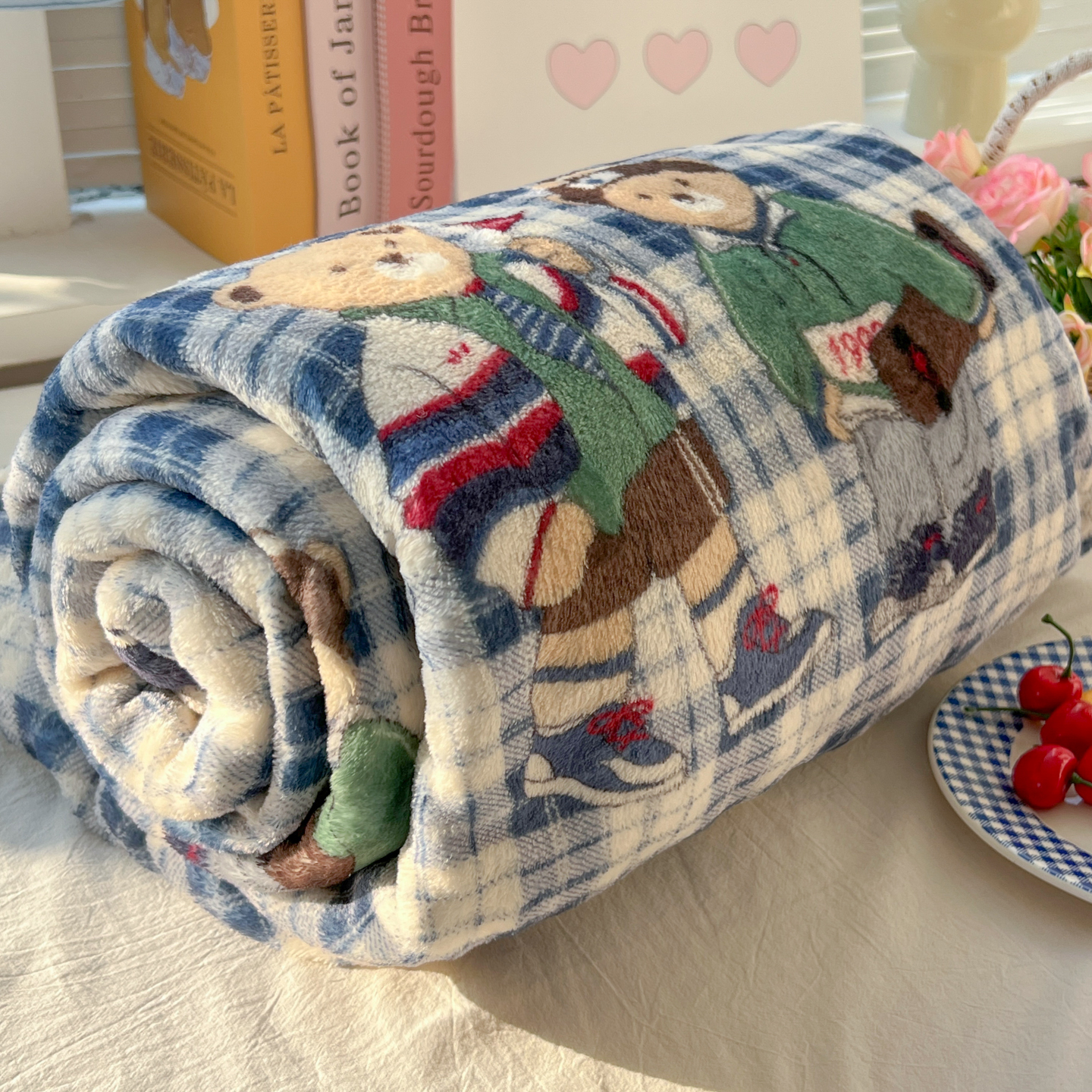 2025新款四季可用牛奶绒多功能毛毯