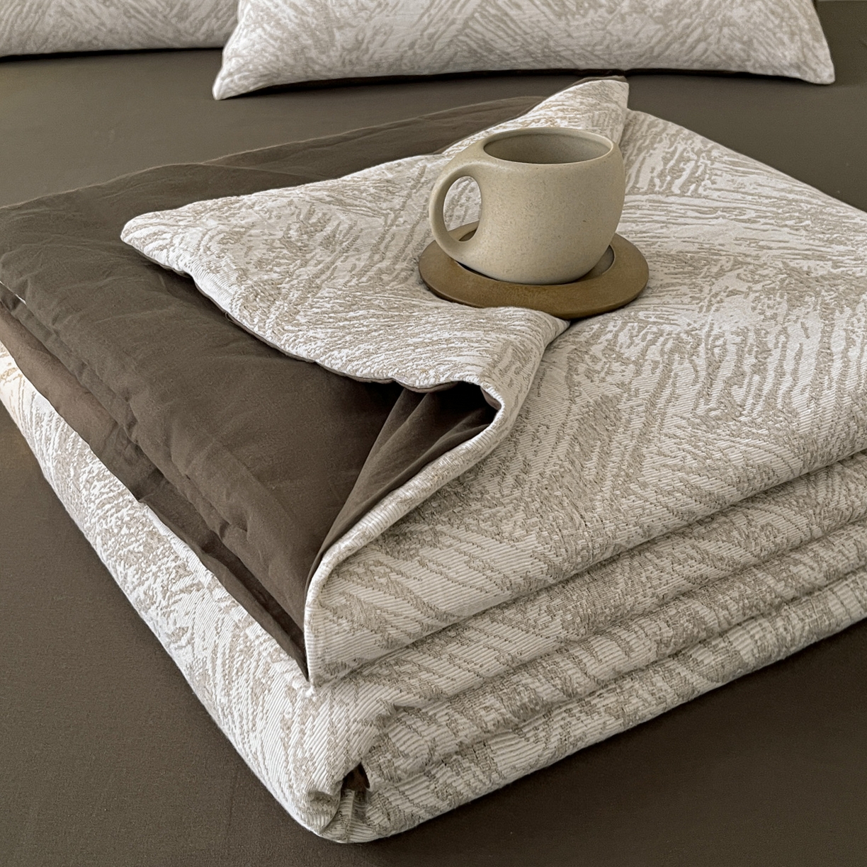 2026新款全棉A类三层纱水洗棉提花大豆夏被夏凉被空调被四件套