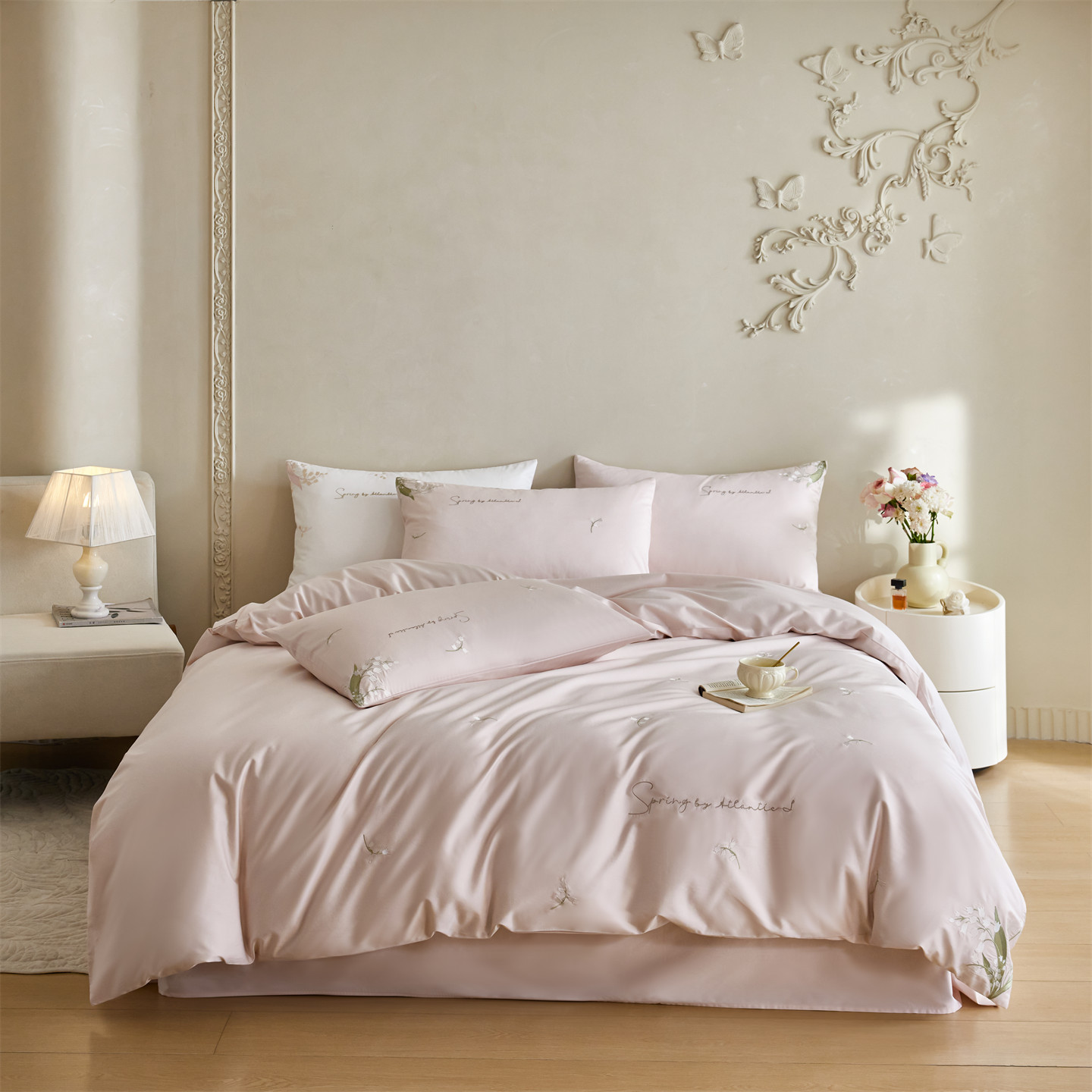 全棉刺绣四件套